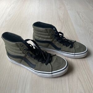 Army green Vans Sneakers